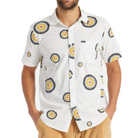 CHARTER PRINT WOVEN - WHT/BLK/GLD